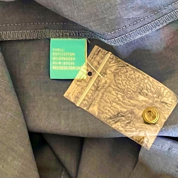 NWT!! J. MCLAUGHLIN Larrie Blouse Shirt Buttondown French Blue Coastal Small - Picture 13 of 15